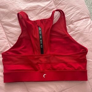 ZYIA Bold Red Sports Bra